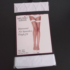 Diamond Net Thigh Highs